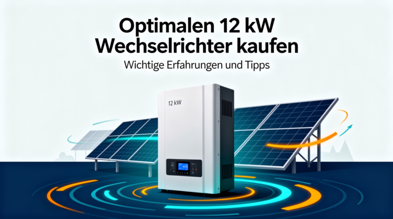 Beitragsbild zum Kauf eines optimalen 12 kW Wechselrichters mit Tipps und Erfahrungen