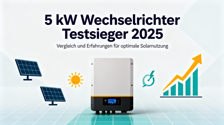 Fronius 5 kW Wechselrichter Testsieger 2025 für effiziente Solarnutzung und einfache Installation