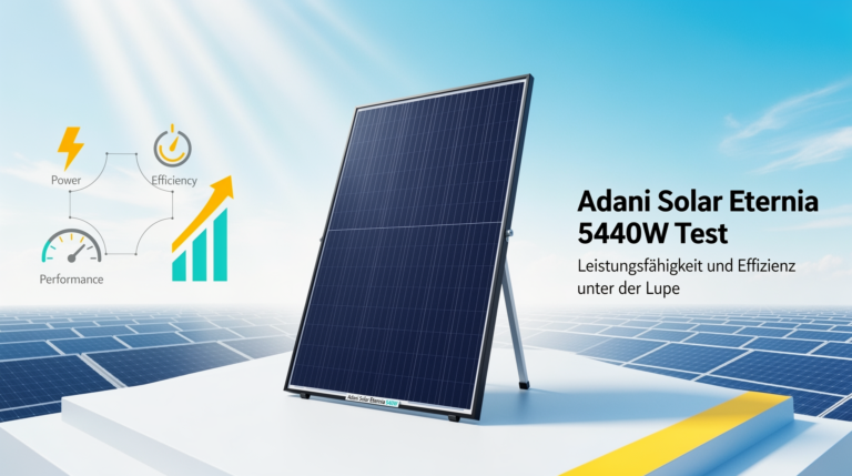 Adani Solar Eternia 540W Test mit Fokus auf Effizienz und Leistung
