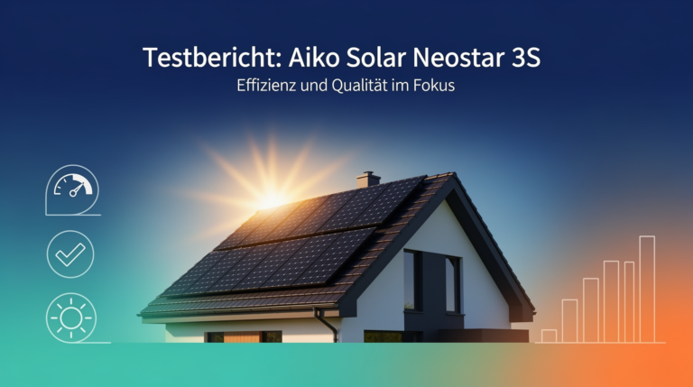 Aiko Solar Neostar 3S Testbericht zu Effizienz und Qualität von Solarmodulen