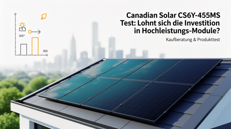 Canadian Solar CS6Y-455MS Test: Lohnt sich die Investition in Hochleistungs-Module? Canadian Solar CS6Y-455MS Test zu Hochleistungs-Solarmodulen und deren Rentabilität