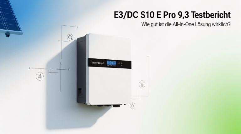 E3/DC S10 E Pro 9.3 Testbericht: Wie gut ist die All-in-One Lösung wirklich? E3/DC S10 E Pro 9.3 Testbericht zur All-in-One Energielösung für Haushalte