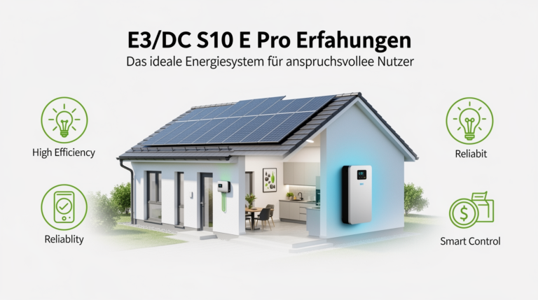 E3/DC S10 E Pro Erfahrungen zu Effizienz und Benutzerfreundlichkeit im Energiesystem