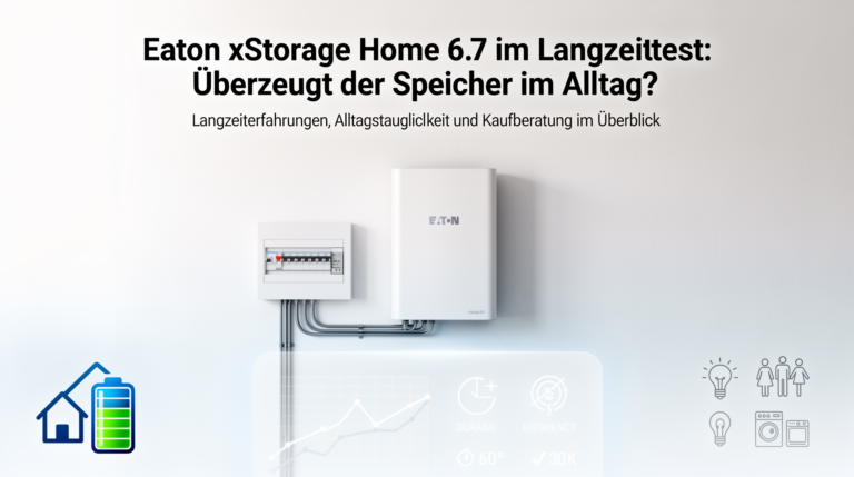 Eaton xStorage Home 6.7 im Langzeittest: Alltagstauglichkeit und Leistung bewertet