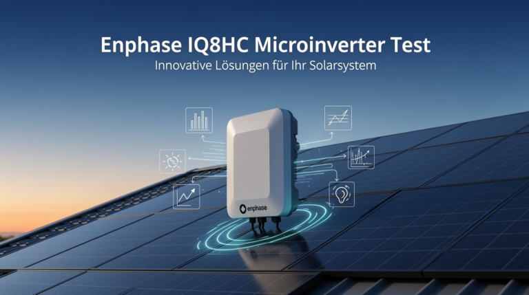 Enphase IQ8HC Microinverter Test: Innovative Lösungen für Ihr Solarsystem Enphase IQ8HC Microinverter Test mit hoher Effizienz und flexibler Integration