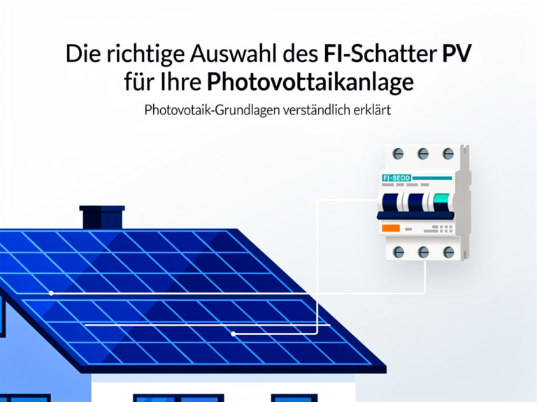 FI Schalter PV für sichere und effiziente Photovoltaikanlagen wählen