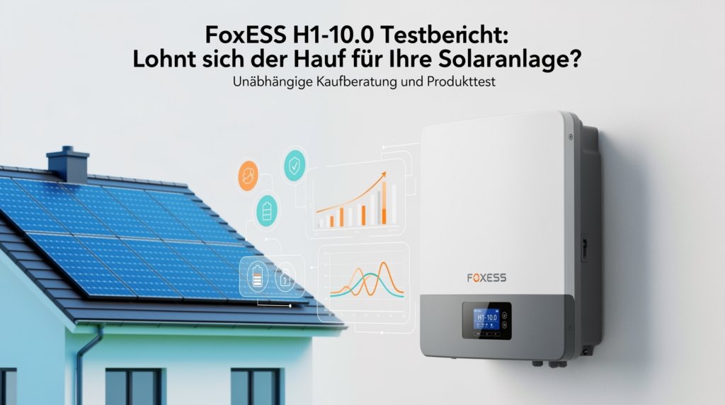 FoxESS H1-10.0 Testbericht: Lohnt sich der Kauf für Ihre Solaranlage? Illustration zum Thema FoxESS H1-10.0 Test