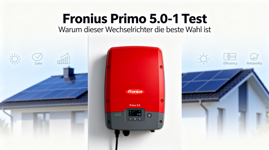 Beitragsbild zum Fronius Primo 5.0-1 Test und seinen Vorteilen für Solaranlagen