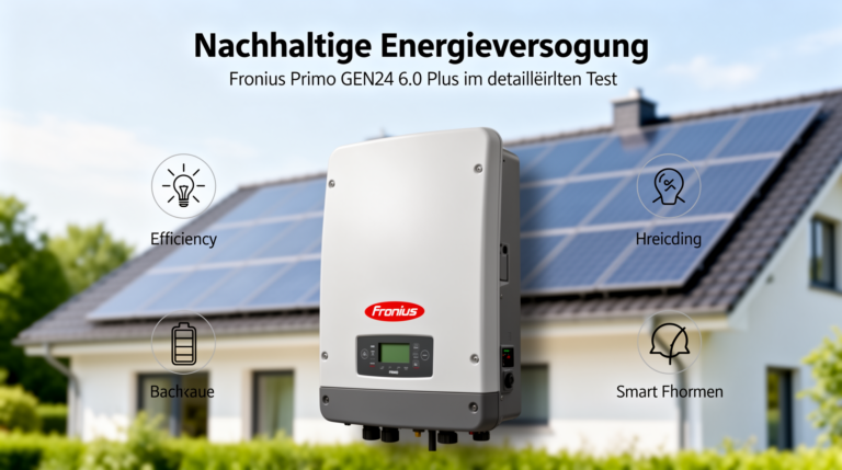 Fronius Primo GEN24 6.0 Plus Test mit hoher Effizienz und Notstromversorgung