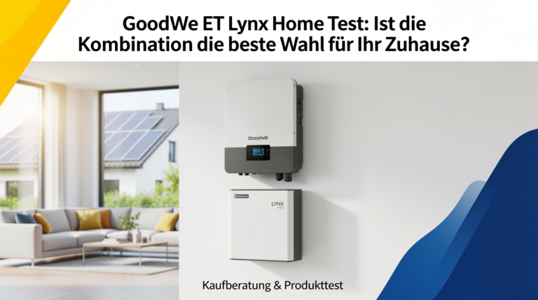 GoodWe ET Lynx Home Test: Optimale Energielösung für Ihr Zuhause