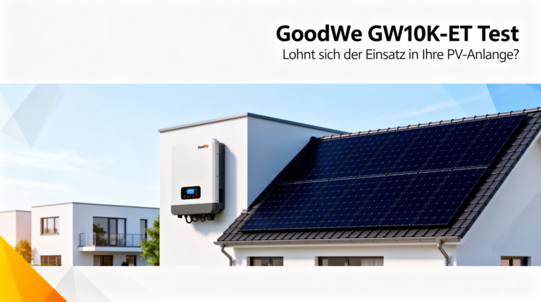 GoodWe GW10K-ET Testbericht zur Effizienz und Leistung in Photovoltaikanlagen