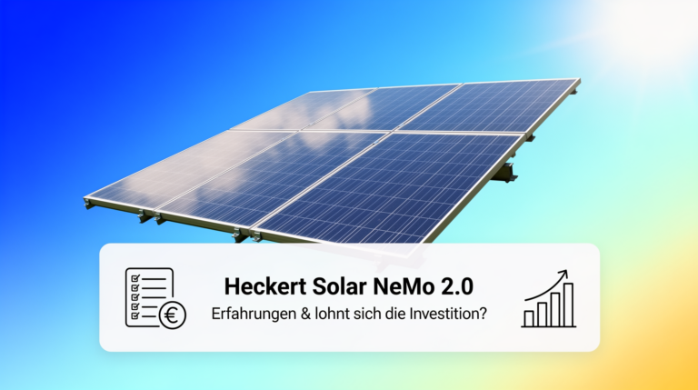 Erfahrungen und Bewertung des Heckert Solar NeMo 2.0 Solarmoduls