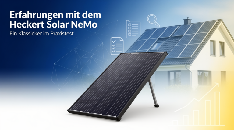 Heckert Solar NeMo 2.0 60M 330W im Praxistest und Erfahrungen mit Solarmodulen