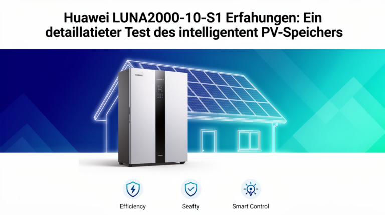 Huawei LUNA2000-10-S1 Erfahrungen mit intelligentem PV-Speicher im Test