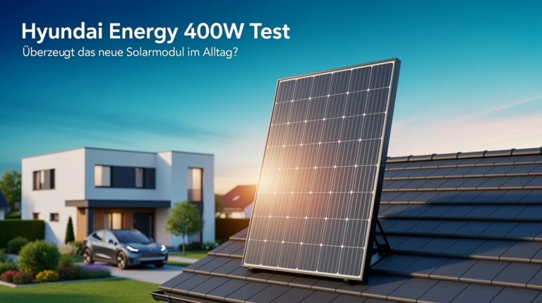 Hyundai Energy 400W Modul im Test: Leistung und Alltagstauglichkeit bewertet