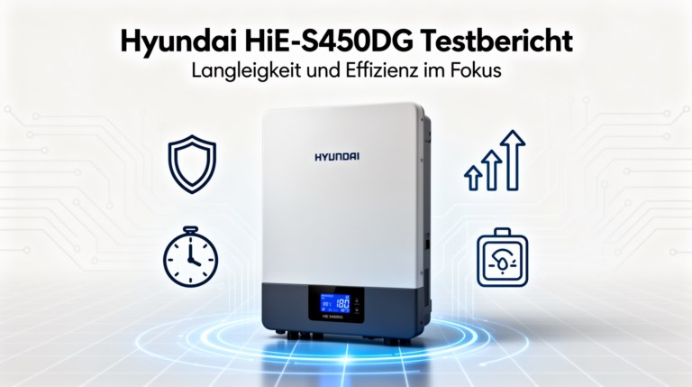 Hyundai HiE-S450DG Testbericht zu Langlebigkeit und Effizienz bei Solarmodulen