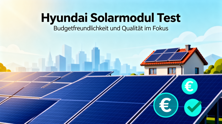 Hyundai Solarmodul Test: Effizientes und budgetfreundliches Modell HiE-S430UF 430W