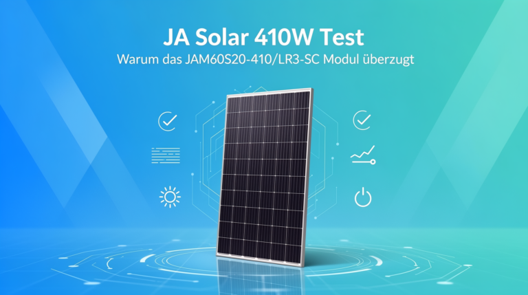 JA Solar 410W Test des JAM60S20-410/LR3-SC Moduls mit hoher Effizienz