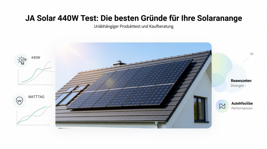 JA Solar 440W Test: Die besten Gründe für Ihre Solaranlage JA Solar 440W Test des JAM60S20-440/MR Moduls im Vergleich von Preis-Leistung