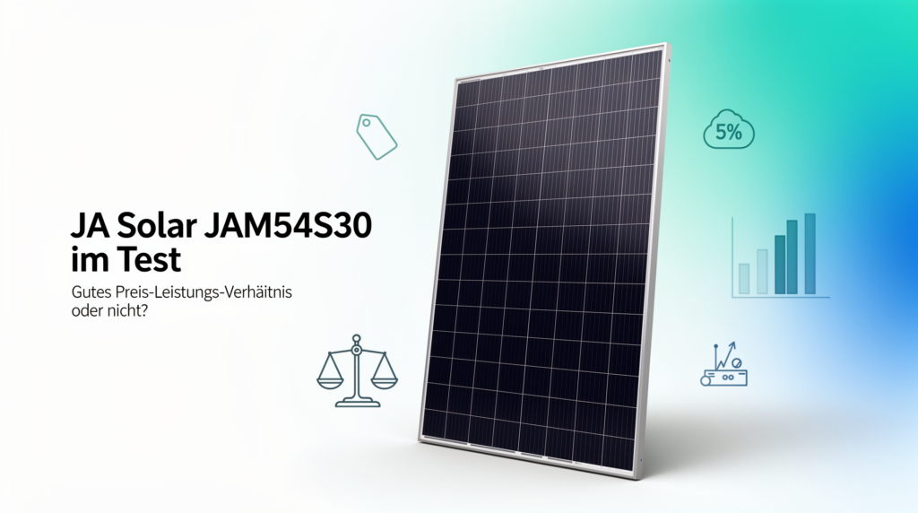 JA Solar JAM54S30 im Test: Gutes Preis-Leistungs-Verhältnis oder nicht? JA Solar JAM54S30 Testbericht mit gutem Preis-Leistungs-Verhältnis für Solarmodule