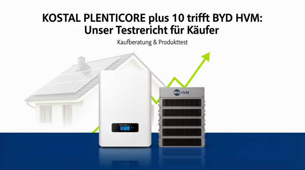 Kostal PLENTICORE plus 10 und BYD HVM im Test für moderne Photovoltaikanlagen