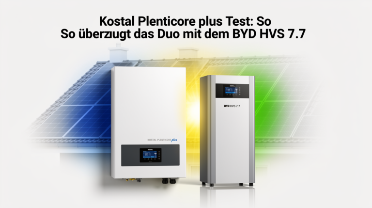 Kostal Plenticore plus Test mit BYD HVS 7.7 für effiziente Solarstromlösungen