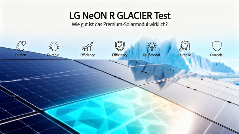 LG NeON R GLACIER Test zur Effizienz und Langlebigkeit des Premium-Solarmoduls