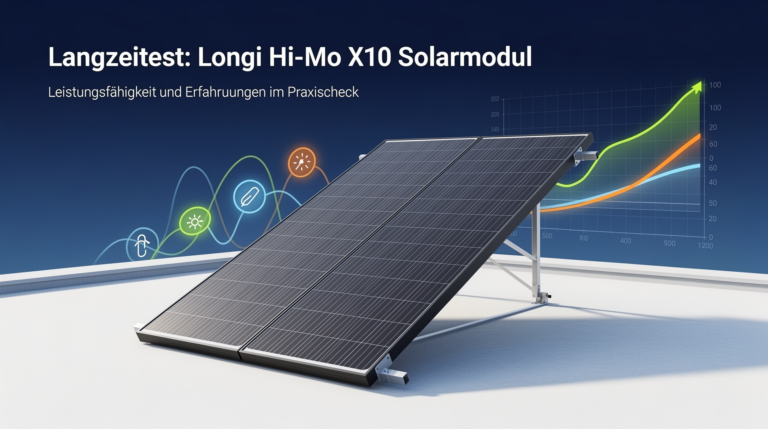 Langzeittest des Longi Hi-Mo X10 Solarmoduls mit Leistung und Erfahrungen