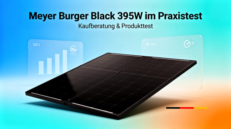 Meyer Burger Black 395W Solarmodul im Praxistest und Analyse der Leistung