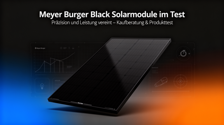 Meyer Burger Black Test: Hochleistungs-Solarmodule mit innovativer Technologie und ansprechendem Design