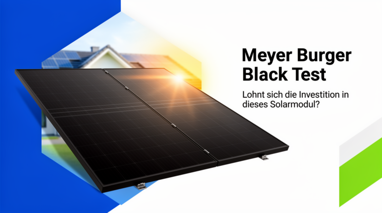 Meyer Burger Black Test zum Solarmodul mit hoher Effizienz und modernem Design