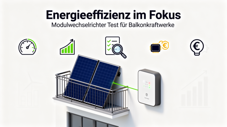 Modulwechselrichter Test für effiziente Balkonkraftwerke und nachhaltige Energieversorgung