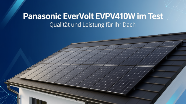 Test des Panasonic EverVolt EVPV410W: Erfahrungen zu Qualität und Leistung