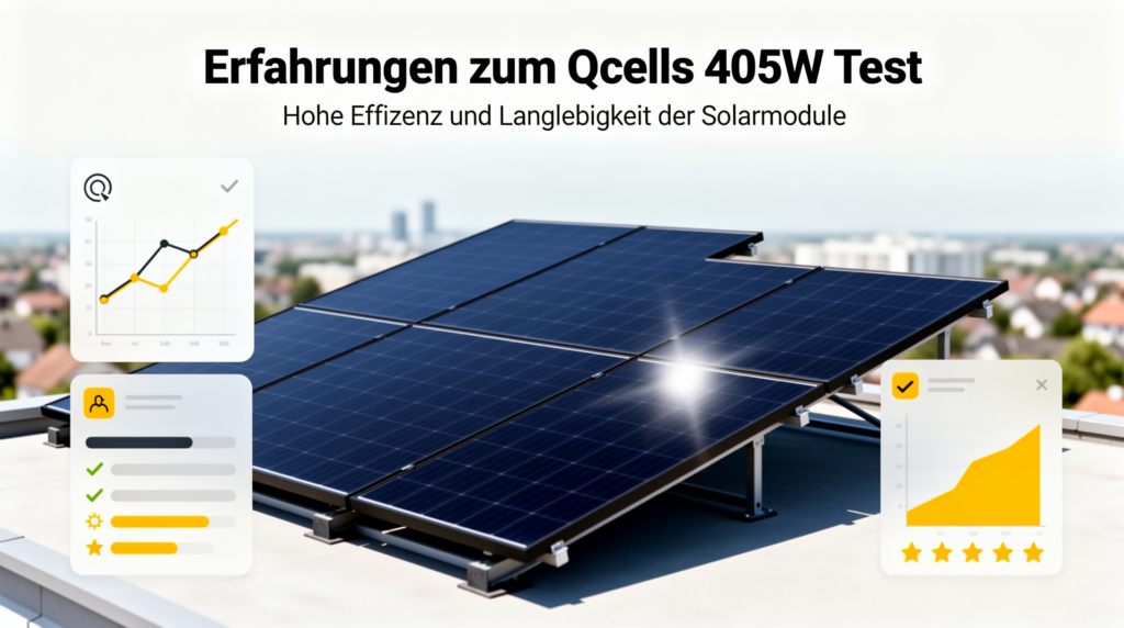 Erfahrungen zum Qcells 405W Test: Hohe Effizienz und Langlebigkeit der Solarmodule Qcells 405W Test: Effiziente und langlebige Solarmodule im Überblick