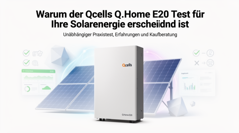 Qcells Q.Home E20 Test zeigt Effizienz und Benutzerfreundlichkeit für Ihre Solarenergie