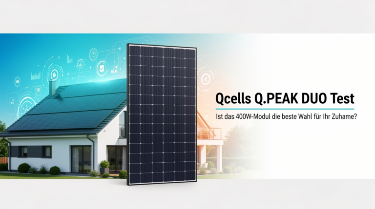 Qcells Q.PEAK DUO Test des 400W-Moduls für effektive Photovoltaiklösungen