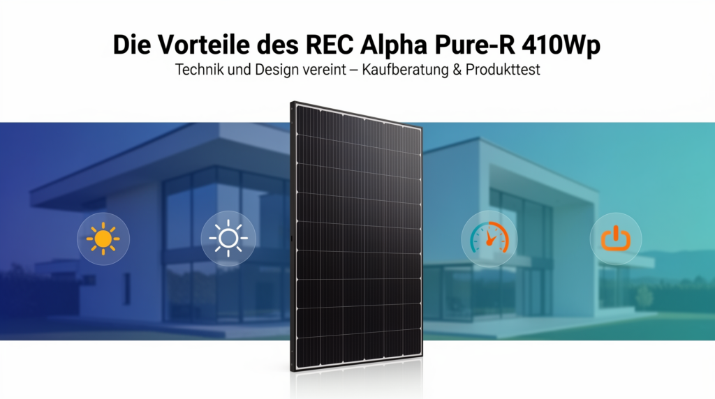 Die Vorteile des REC Alpha Pure-R 410Wp: Technik und Design vereint REC Alpha Pure-R 410Wp: technisches Meisterwerk vereint Effizienz und ästhetisches Design