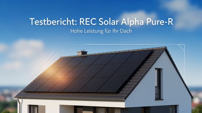 REC Solar Alpha Pure-R Testbericht: Hohe Leistung und Effizienz für Solarmodule
