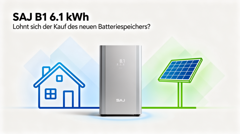 SAJ B1 6.1 kWh Batteriespeicher für effiziente Energienutzung und Autarkie