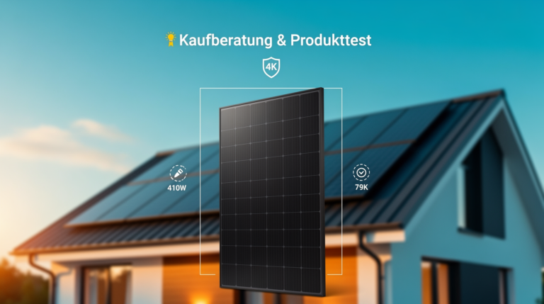 Eleganter Sharp NU-JC410B Test zum effizienten 410W Solarmodul für nachhaltige Energienutzung