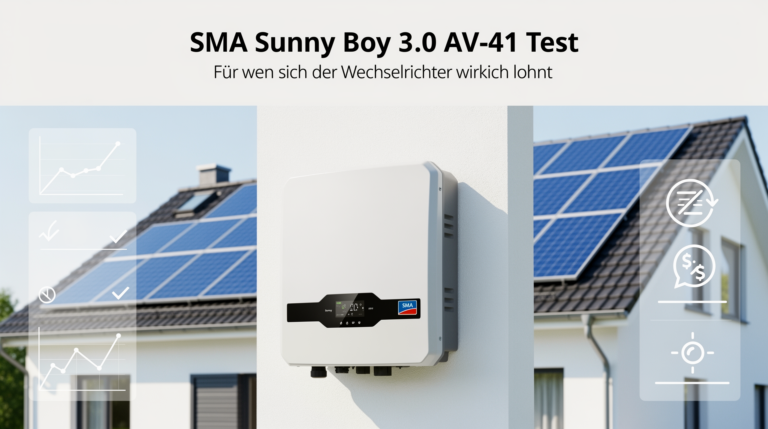 SMA Sunny Boy 3.0 AV-41 Wechselrichter für kleine Photovoltaikanlagen im Test
