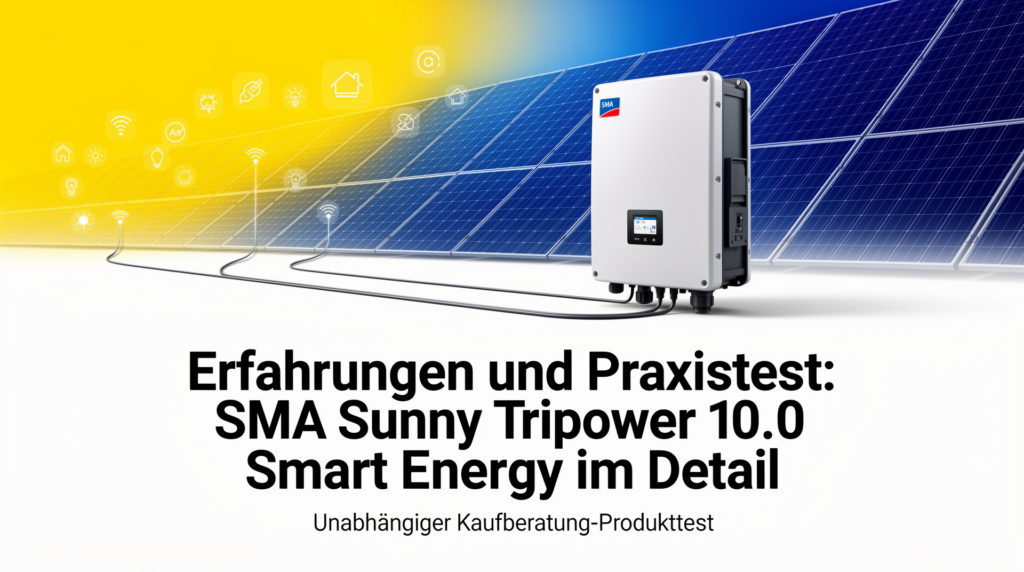 SMA Sunny Tripower 10.0 Smart Energy Test mit Fokus auf Effizienz und Benutzerfreundlichkeit