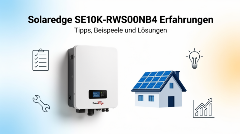 SolarEdge SE10K-RWS00NB4 Erfahrungen: Tipps und Lösungen für optimale Solaranlagenleistung