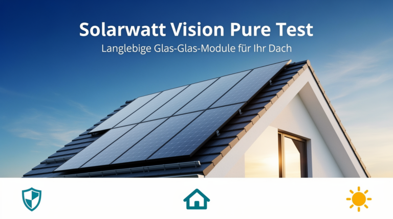 Solarwatt Vision Pure Test mit langlebigen Glas-Glas-Solarmodulen für anspruchsvolle Dächer