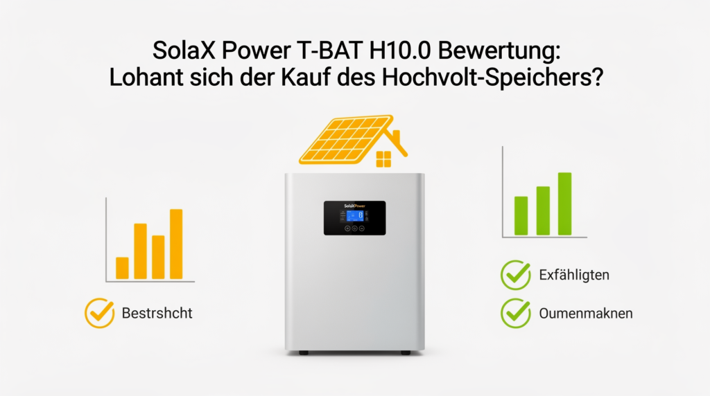 SolaX Power T-BAT H10.0 Hochvolt-Speicher im Test für Photovoltaikanlagen