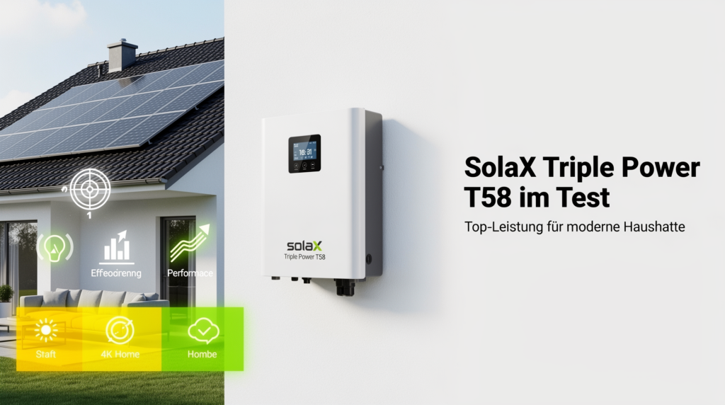 SolaX Triple Power T58 im Test: Top-Leistung für moderne Haushalte SolaX Triple Power T58 Test zeigt hohe Effizienz und Leistung für moderne Haushalte