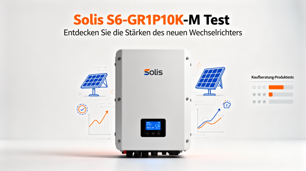 Solis S6-GR1P10K-M Test: Entdecken Sie die Stärken des neuen Wechselrichters Illustration zum Thema Solis S6-GR1P10K-M Test