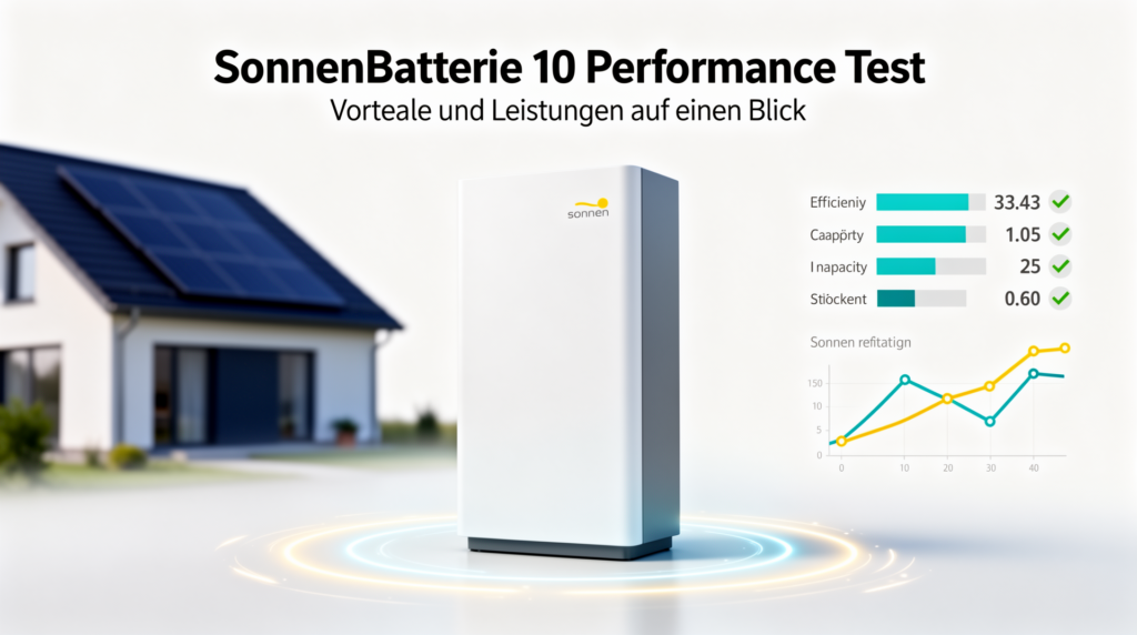 SonnenBatterie 10 performance Test Übersicht zu Vorteilen und Leistungen