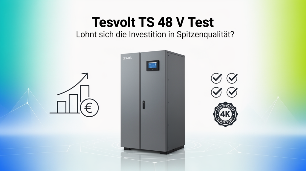 Tesvolt TS 48 V Test: Lohnt sich die Investition in Spitzenqualität? Tesvolt TS 48 V Test: Leistungsmerkmale und Wirtschaftlichkeit im Überblick