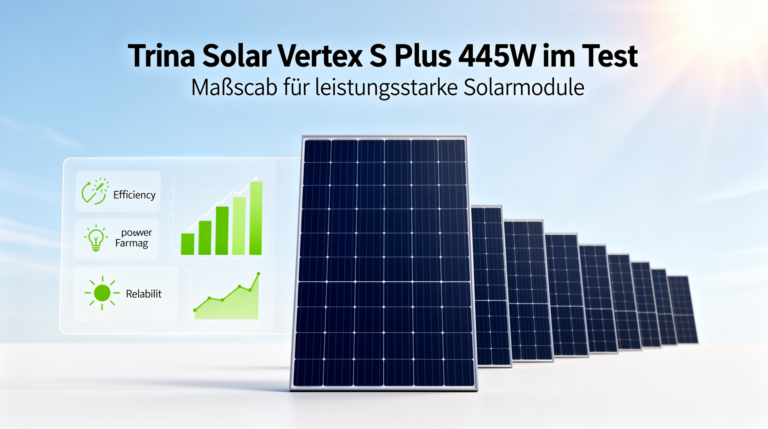 Trina Solar Vertex S Plus 445W im Test: Maßstab für leistungsstarke Solarmodule Trina Solar Vertex S Plus 445W Solarmodul im Test für effiziente Energiegewinnung